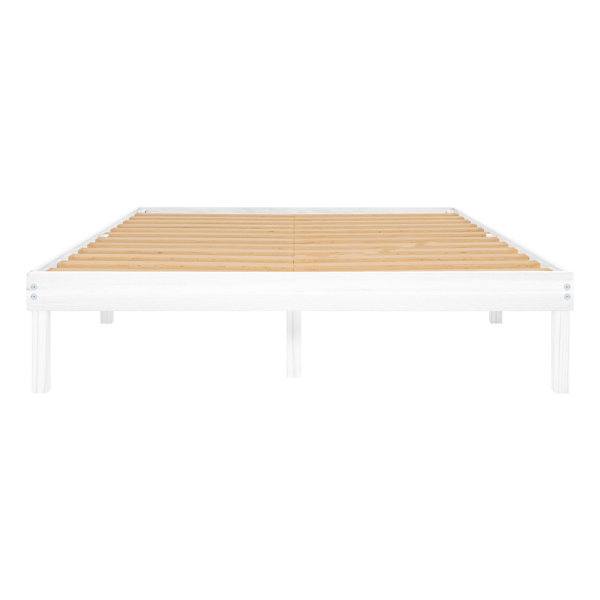 Ebern Designs Eimuntas 14 inch Solid Wood Platform Bed, No Squeak Bed
